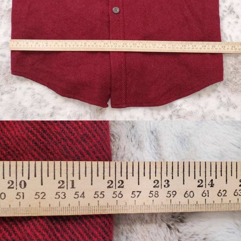 Vintage Woolrich Men's M Red Wool Button‎ Jacket Coat VTG 90s 00s